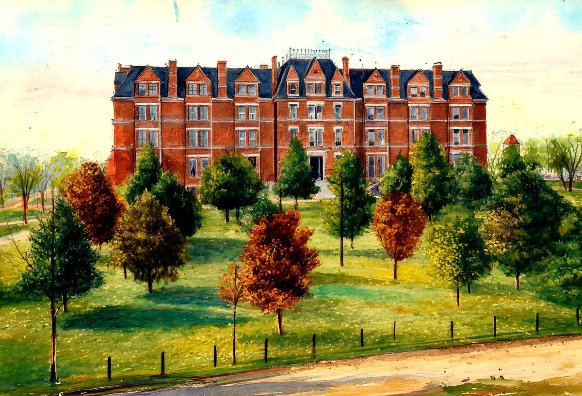 Main Building, Fisk University, Nashville, TN art print