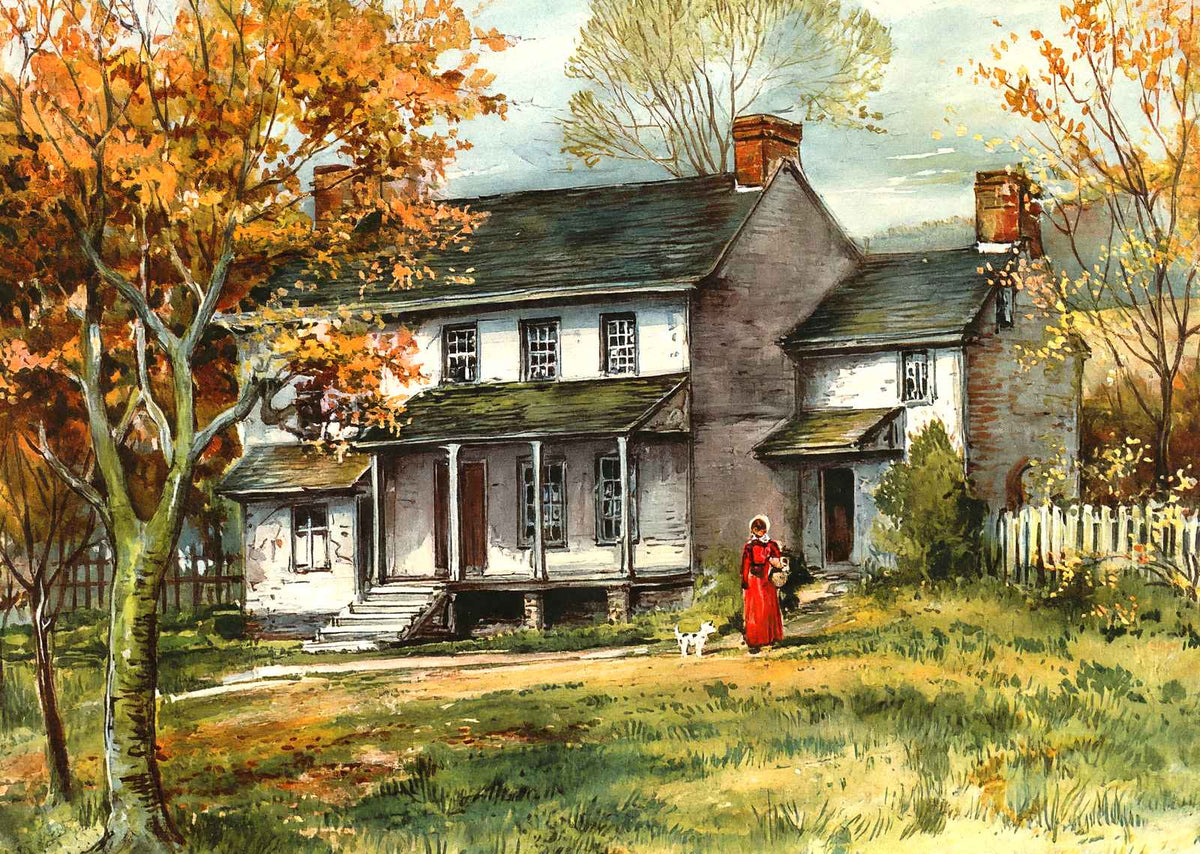 Headquarters of Brig Lee & Stirling HQ (1907) vintage print