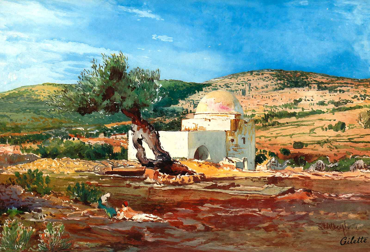 Tomb of Rachel, Jerusalem–Hebron Road 1920 art print