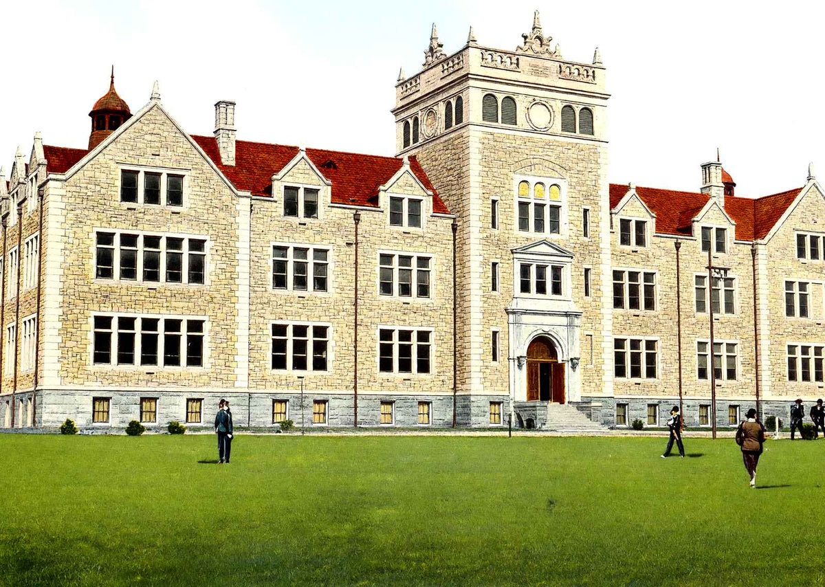 Muhlenberg College, Allentown, PA 1907 vintage print