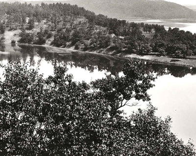 Lake Mallalieu Hudson WI in 1907 vintage print