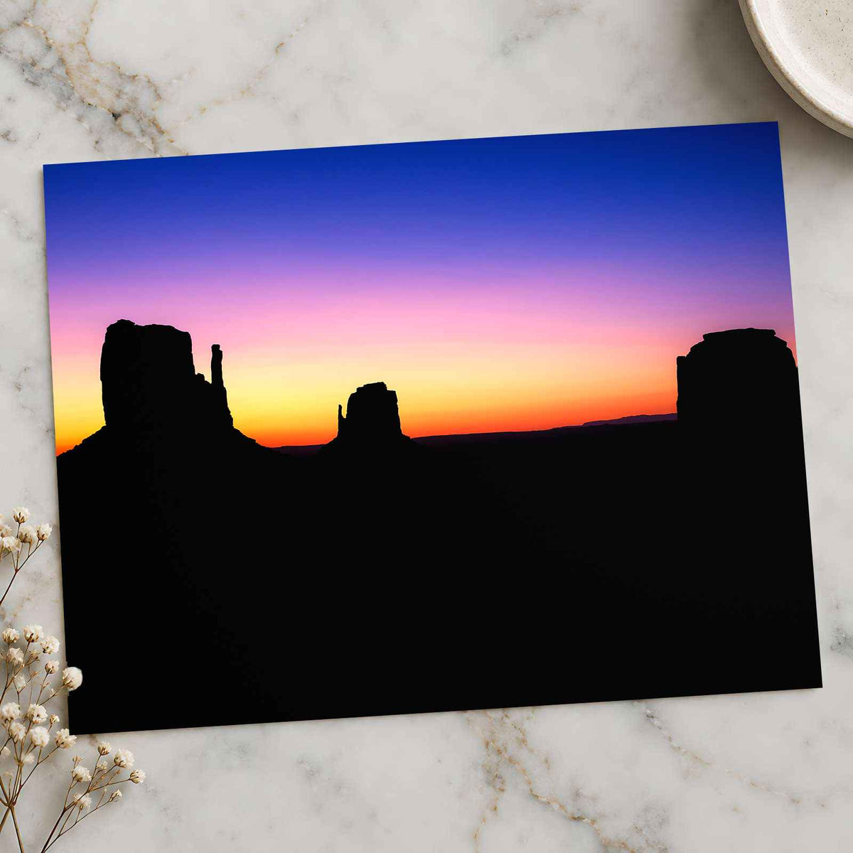 Dark Monument Valley Sunset in Arizona by Joshua Earle Photo Print Wall Decor