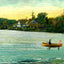 Lake at Lakemont Park, Altoona, PA in 1906 art print