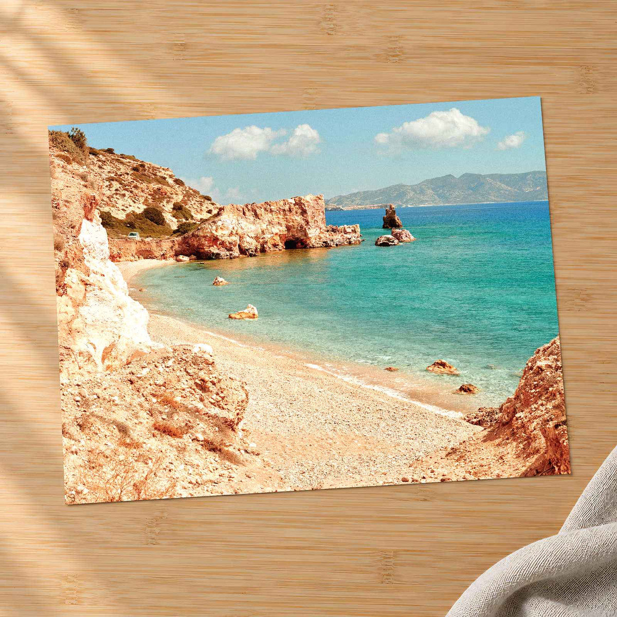 Rocky Beach, Mediterranean Sea by Roberta Sant'Anna Photo Print Wall Decor