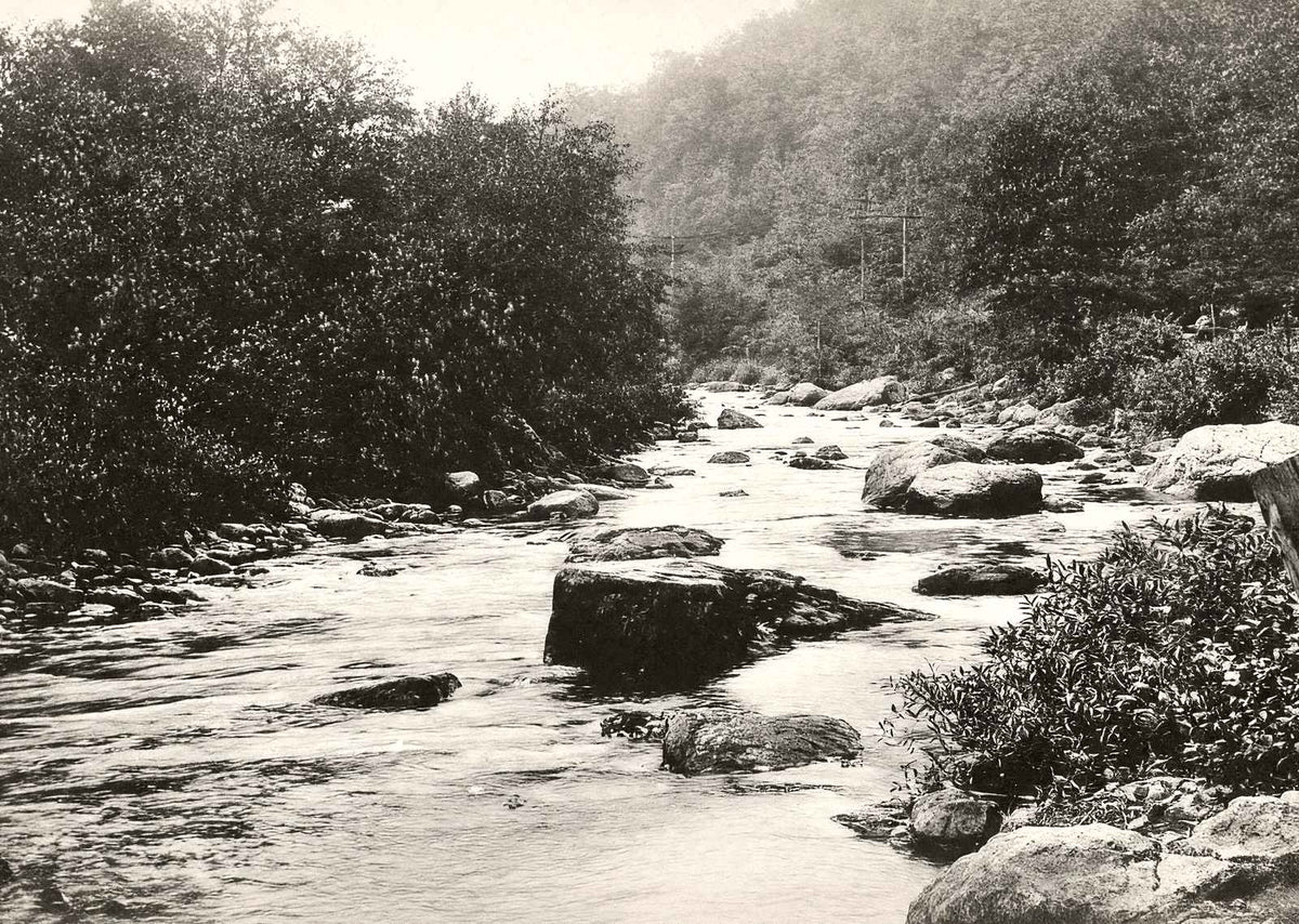 Little Schuylkill River, Tamaqua, PA 1906 photo print
