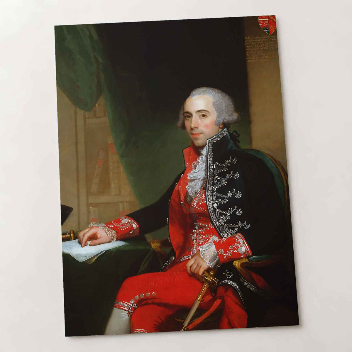 Josef de Jaudenes y Nebot painting by Gilbert Stuart (1794)