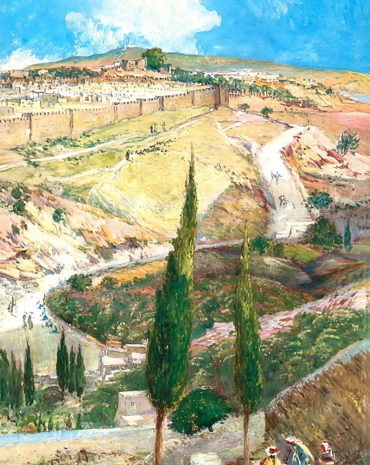 Jerusalem from Mount of Olives art print