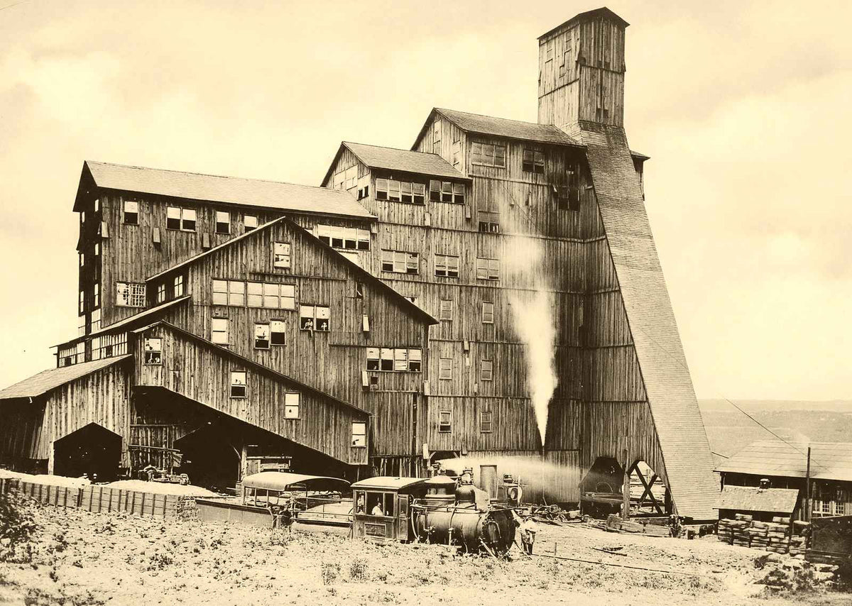 Enterprise Colliery, Shamokin, PA in 1905 vintage photo print