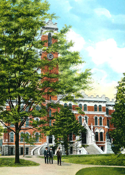 College Hall, Vanderbilt Univ, Nashville, TN vintage print