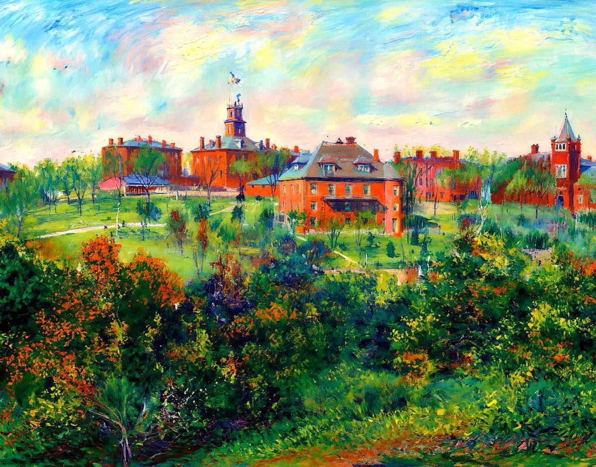 University of Tennessee, Knoxville, TN (1907) art print