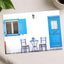 Blue Door Home in Cyclades, Greece by laura adai Photo Print Wall Decor
