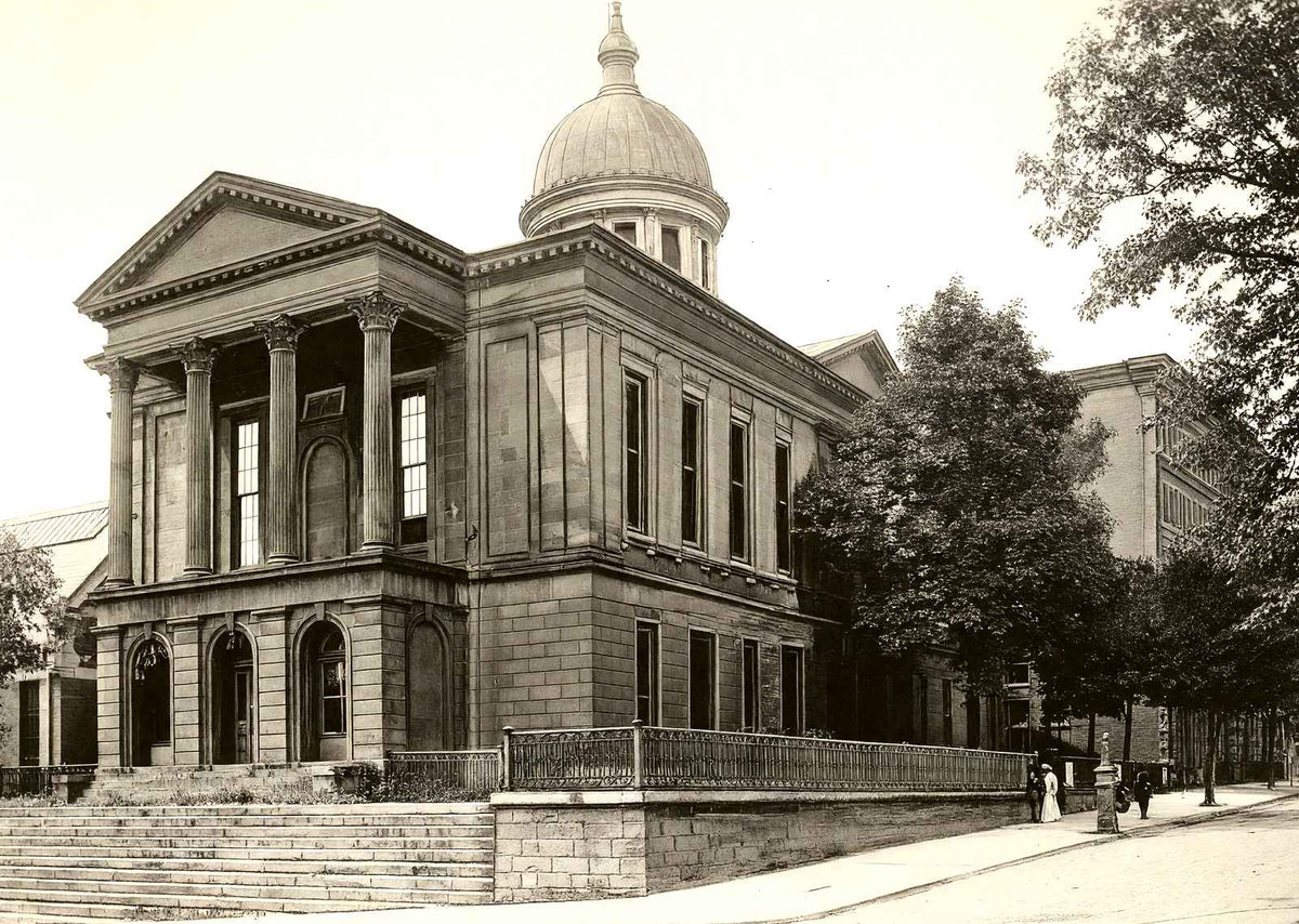 Greensburg Pa Old Court House, PA in 1905 vintage print