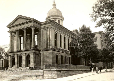 Greensburg Pa Old Court House, PA in 1905 vintage print