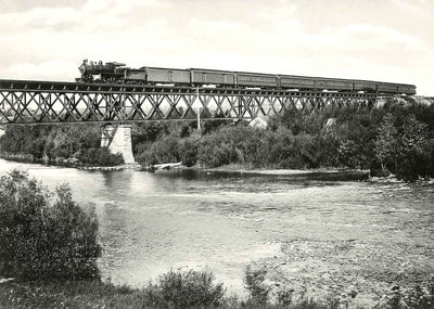 Rock River Railroad Bridge, Janesville WI photo print