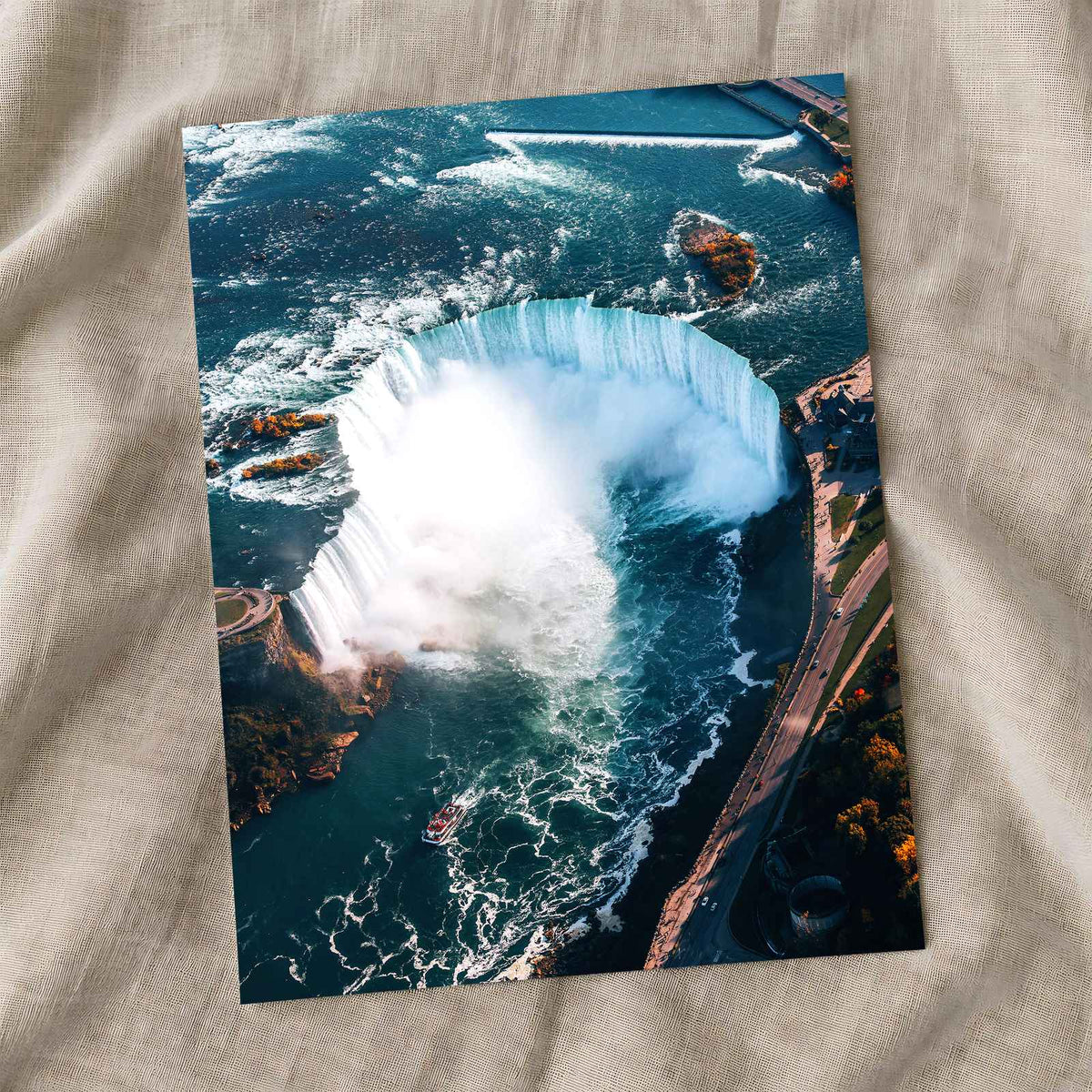 Niagara Falls from Above Photo Print Wall Decor
