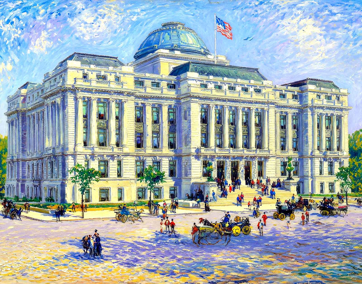 New City Hall, Newark, NJ in 1905 art print
