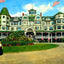 Buena Vista Springs Hotel, PA in 1907 painting