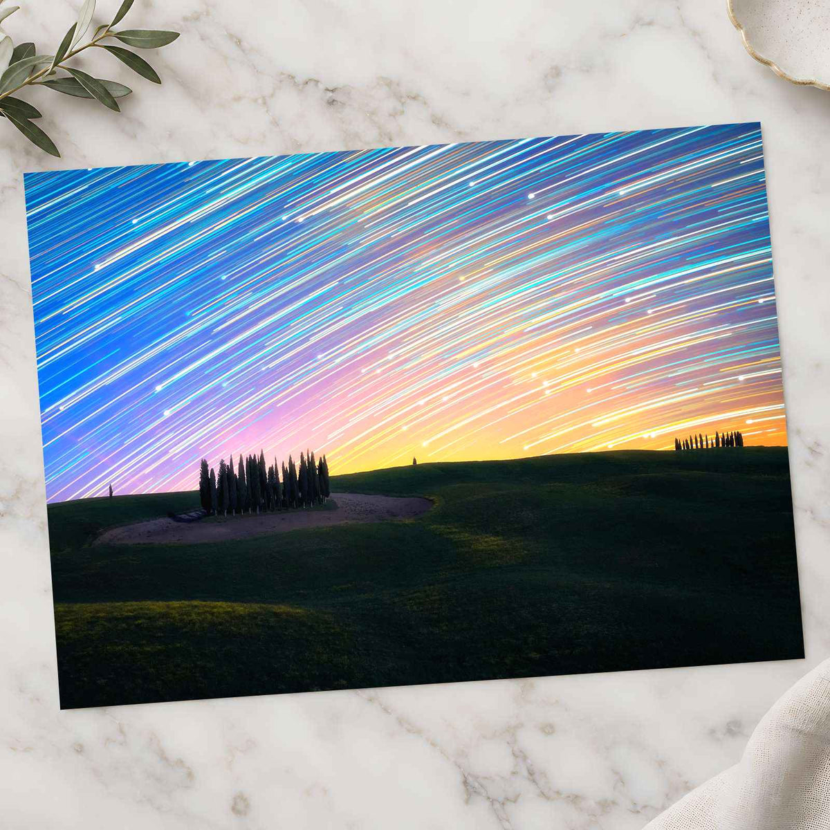 Pienza, Val d'Orcia, Tuscany Stars by Riccardo Cervia Photo Print Wall Decor