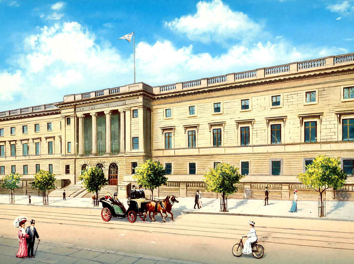 US Mint, Philadelphia PA in 1906 vintage print