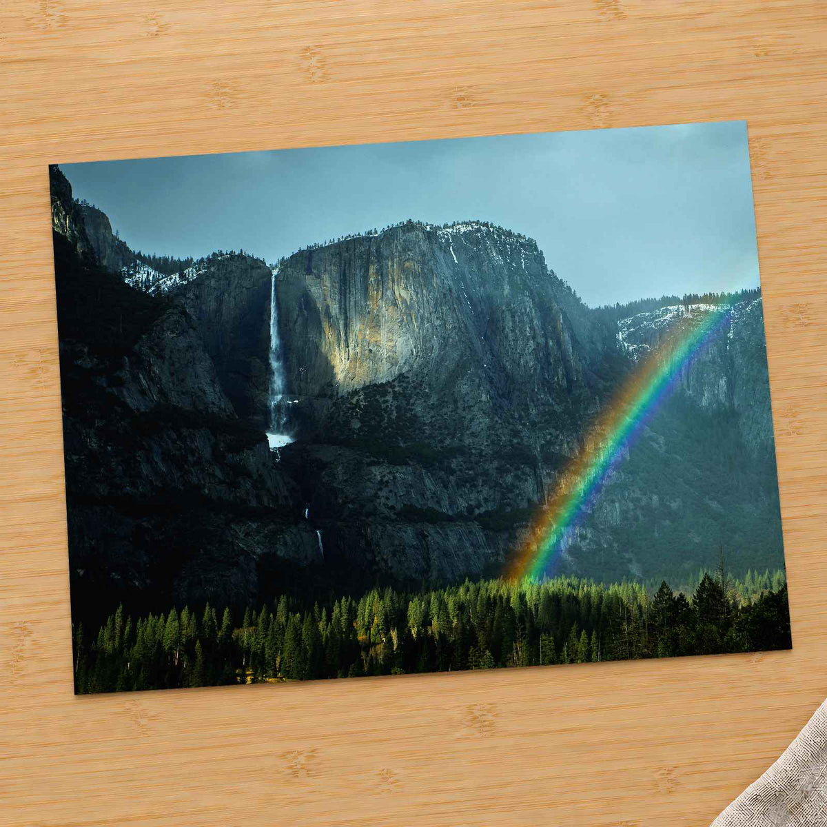 Yosemite National Park Rainbow by Casey Horner Photo Print Wall Decor