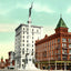 Allentown National Bank, PA in 1907 vintage print