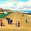 Boardwalk, Asbury Park, NJ in 1905 art print