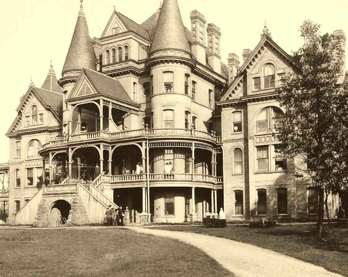 Historic Baptist University for Women Raleigh vintage print