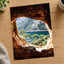 Lake Through a Cave on the Mediterranean Sea by Elisabeth Jurenka Photo Print Wall Decor