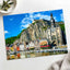 Church and Town by Sea Photo Print Wall Decor