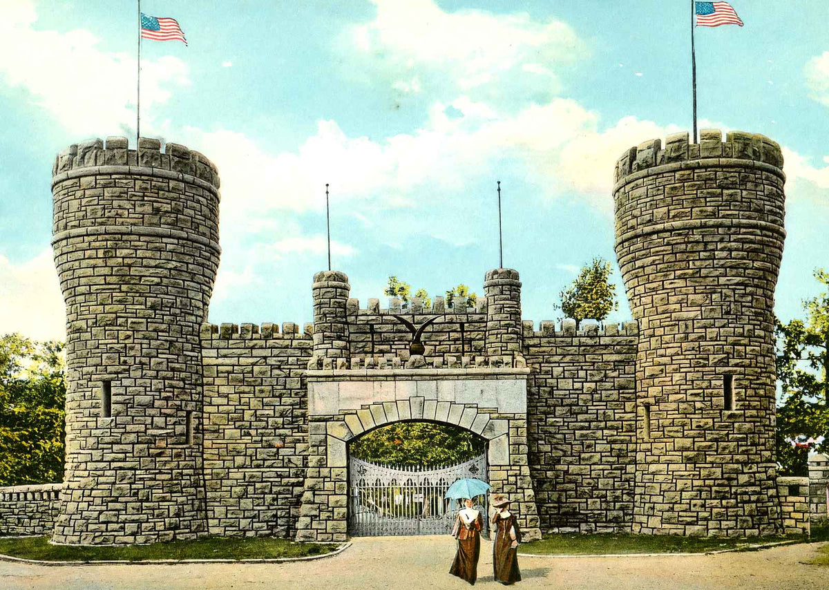 Point Park Entrance, Chattanooga, TN 1908 vintage print