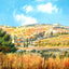Mount of Olives, Jerusalem in 1928 vintage print