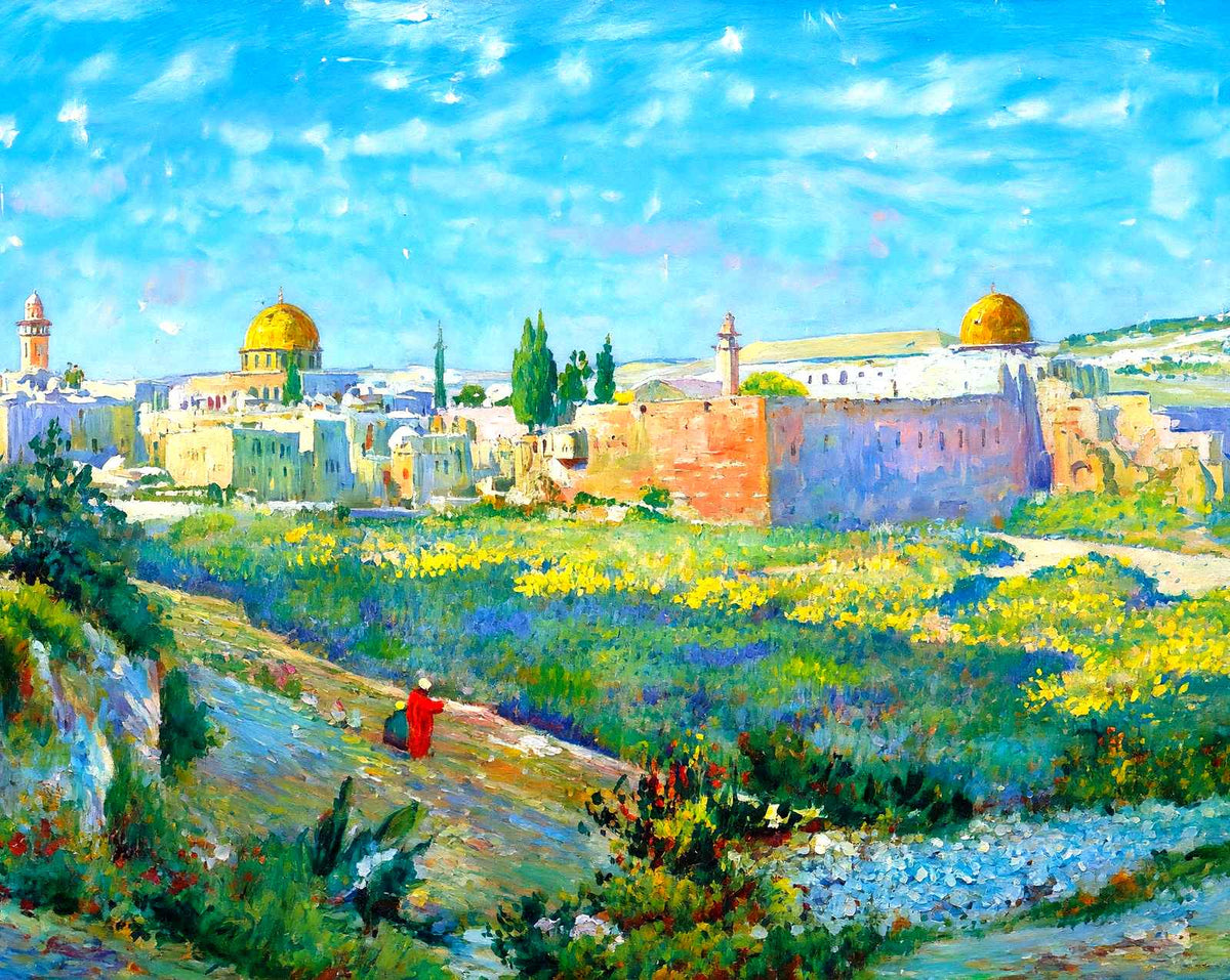 Jerusalem, Palestine art print
