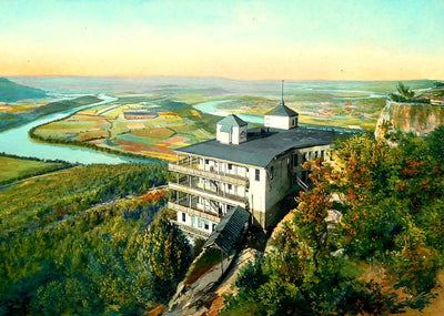 Point Lookout & Hotel, Chattanooga, TN (1905) art print