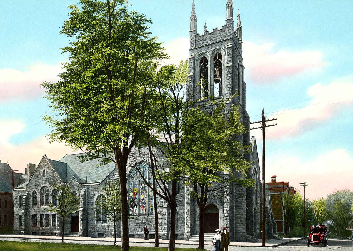 Second Presbyterian Church, Knoxville, TN vintage print