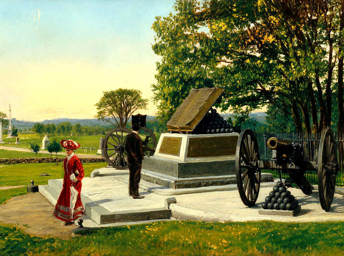 High Water Mark, Gettysburg PA in 1906 art print