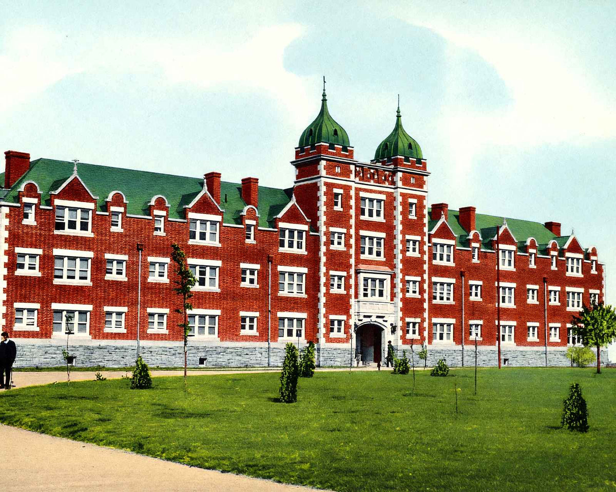 Berks Hall, Muhlenberg College, Allentown, PA vintage print