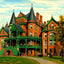 Baptist University for Women, Raleigh, NC art print