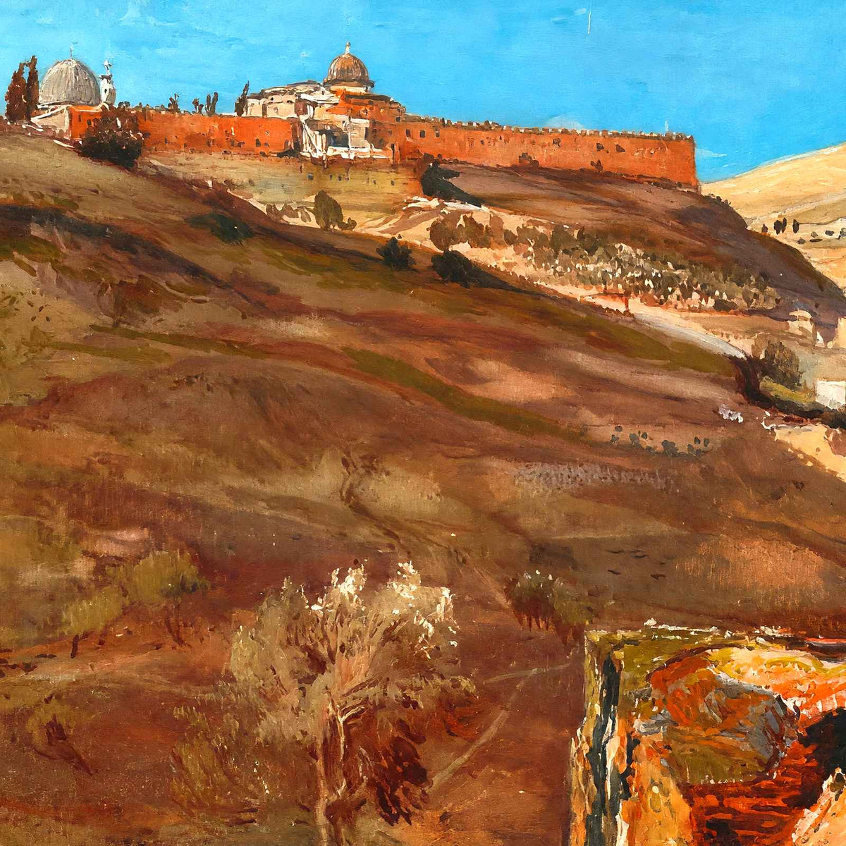 South Wall of Jerusalem art print