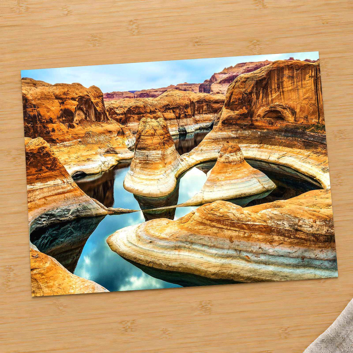 Reflection Canyon in Utah Photo Print Wall Decor