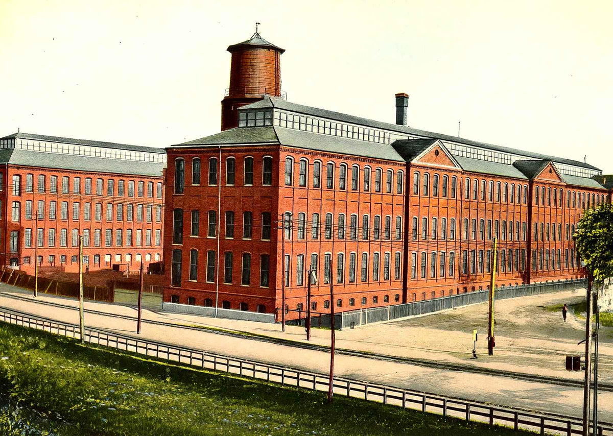 Adelaide Silk Mills, Allentown, PA 1907 vintage print