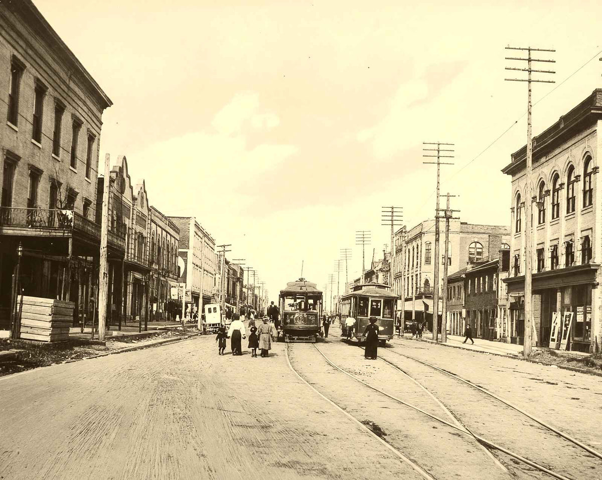 Main Street Looking Northeast Salisbury NC photo print