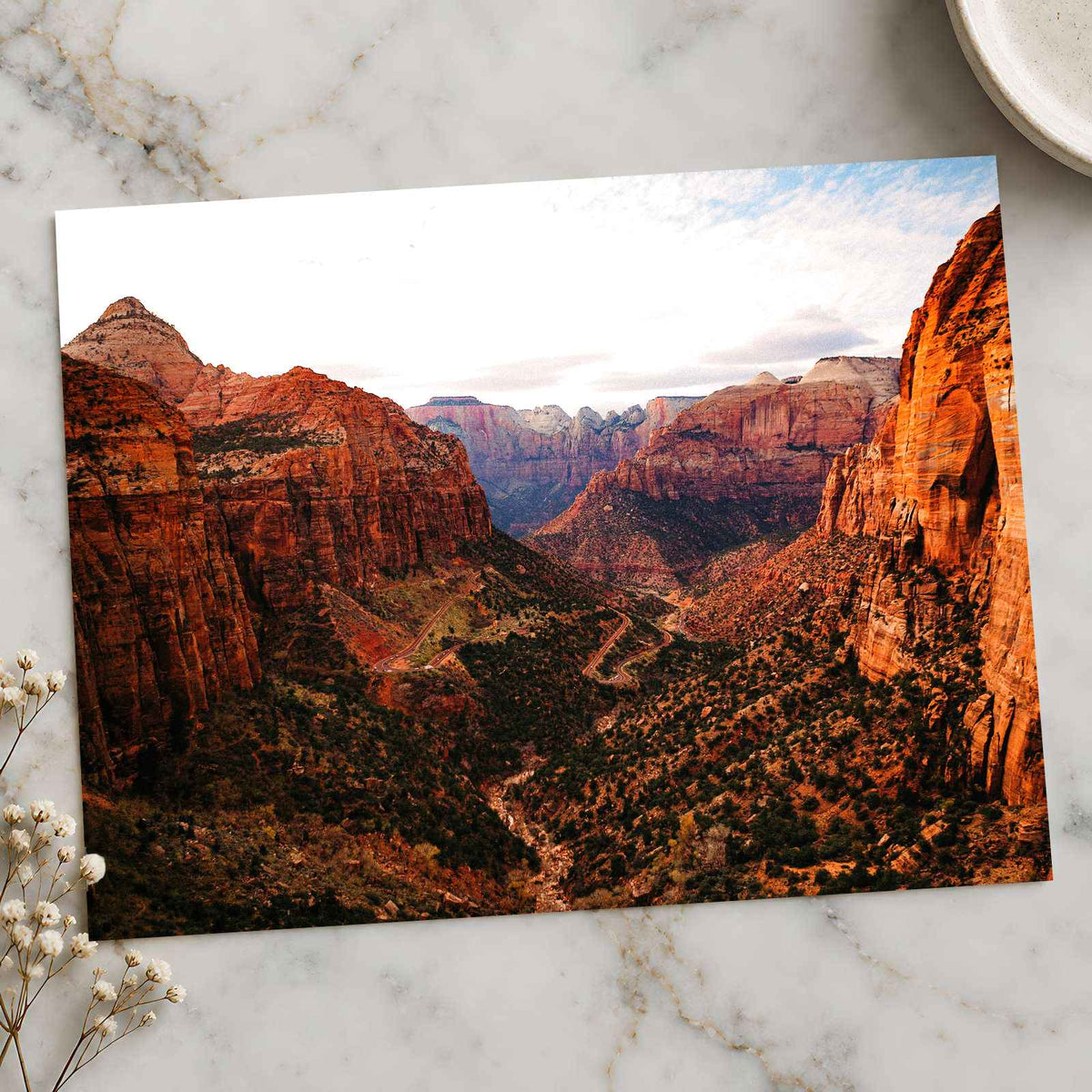 Zion National Park in Utah by Colin + Meg Photo Print Wall Decor