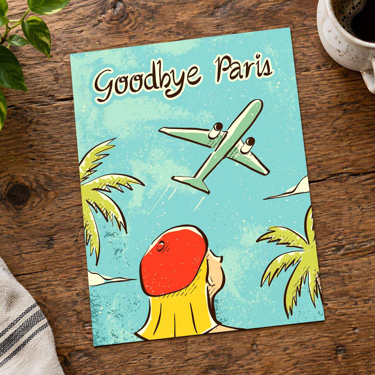 Goodbye Paris by Mylene Cañeso Art Print Wall Decor