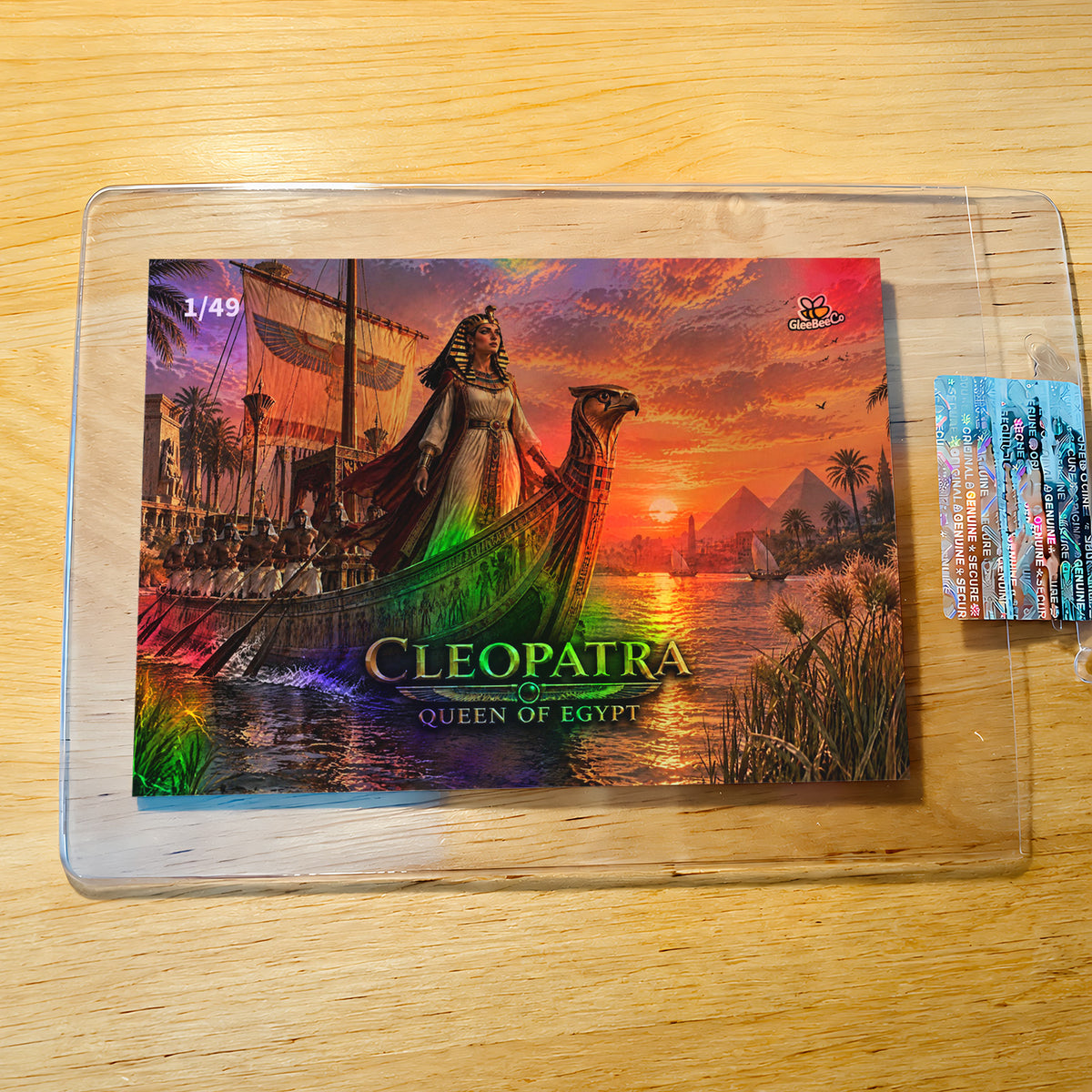 Cleopatra Trading Card Queen of the Nile 2026 GleeBeeCo Holo Figures /49