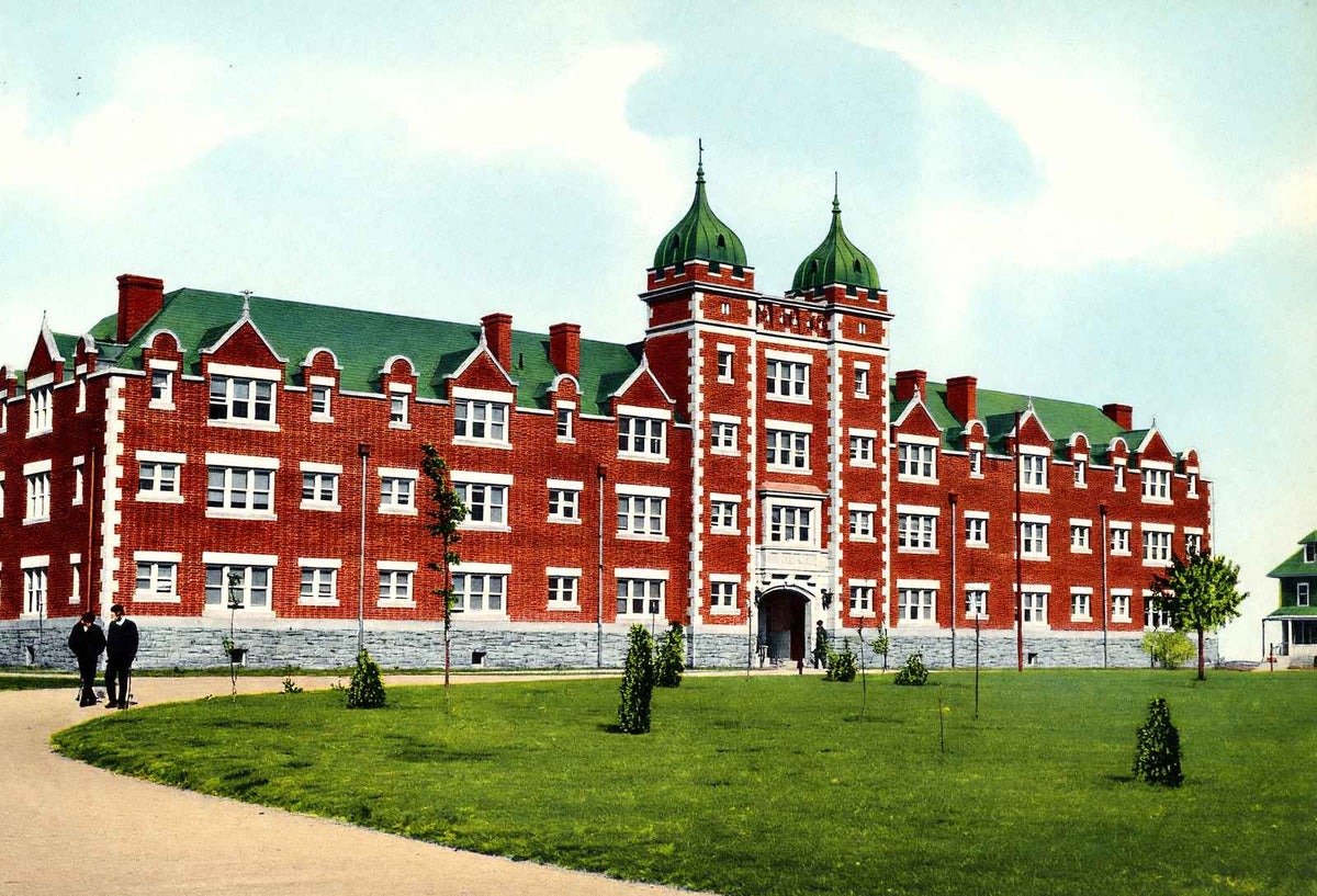 Berks Hall, Muhlenberg College, Allentown, PA vintage print