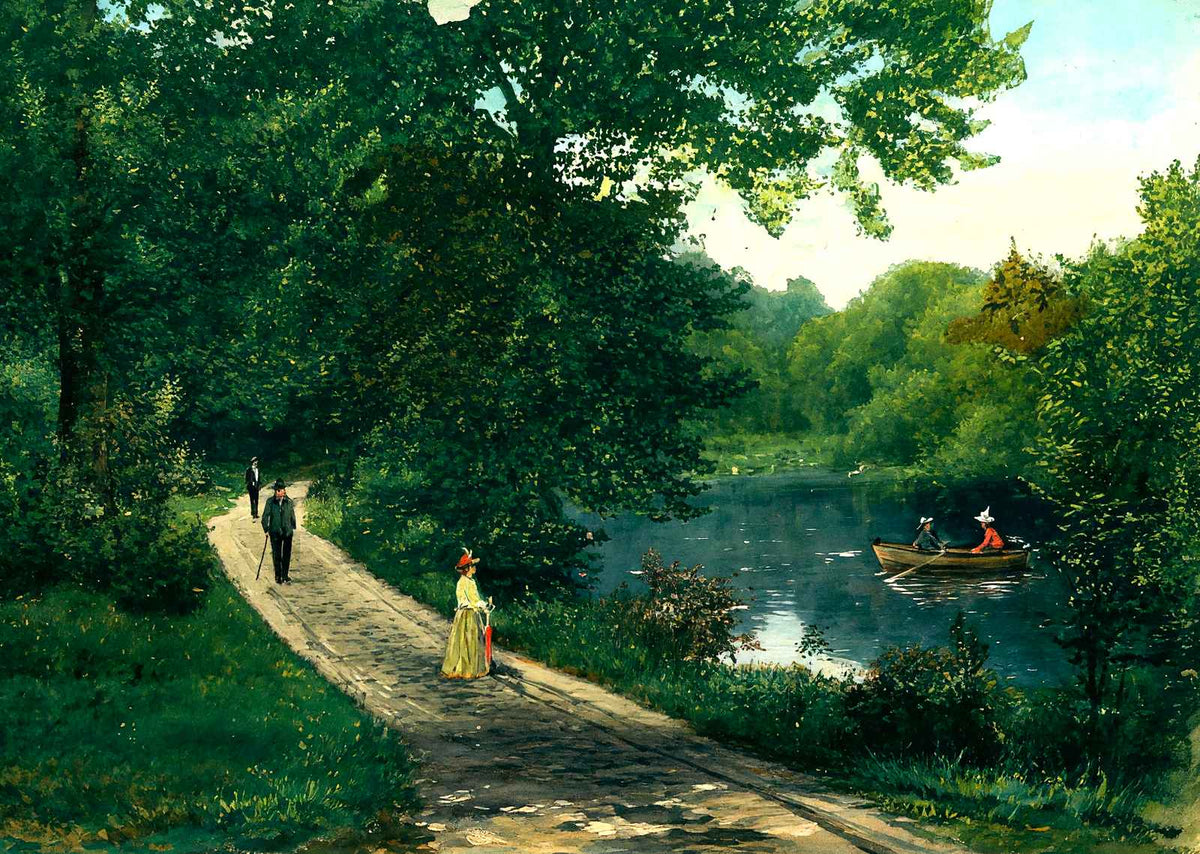 Williamson Park, Lancaster, PA in 1907 art print