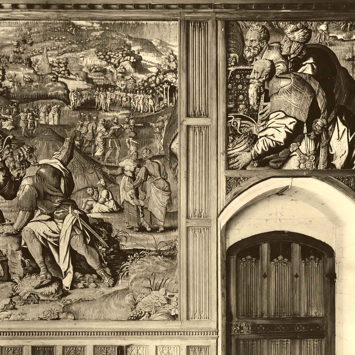 Return of Sara Tapestry, Jerusalem Chamber restored photo print