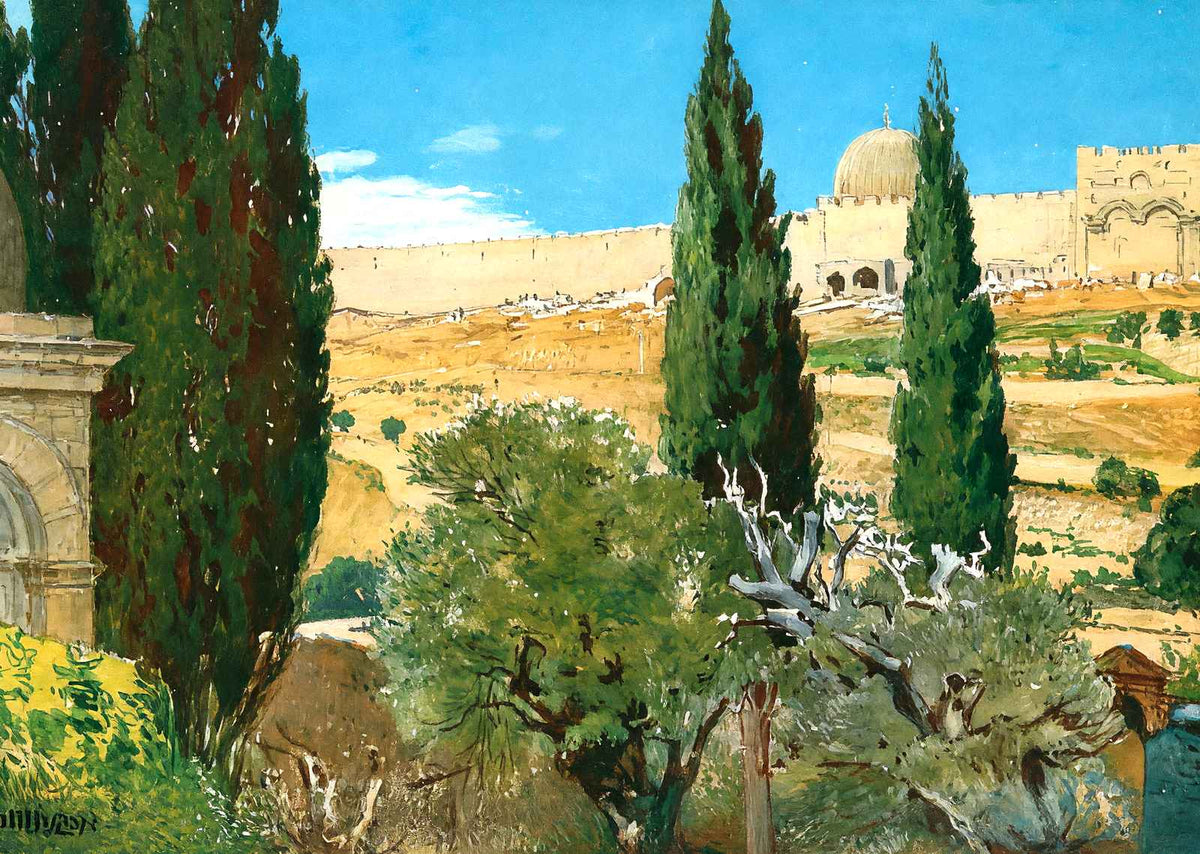 Garden of Gethsemane, Jerusalem art print