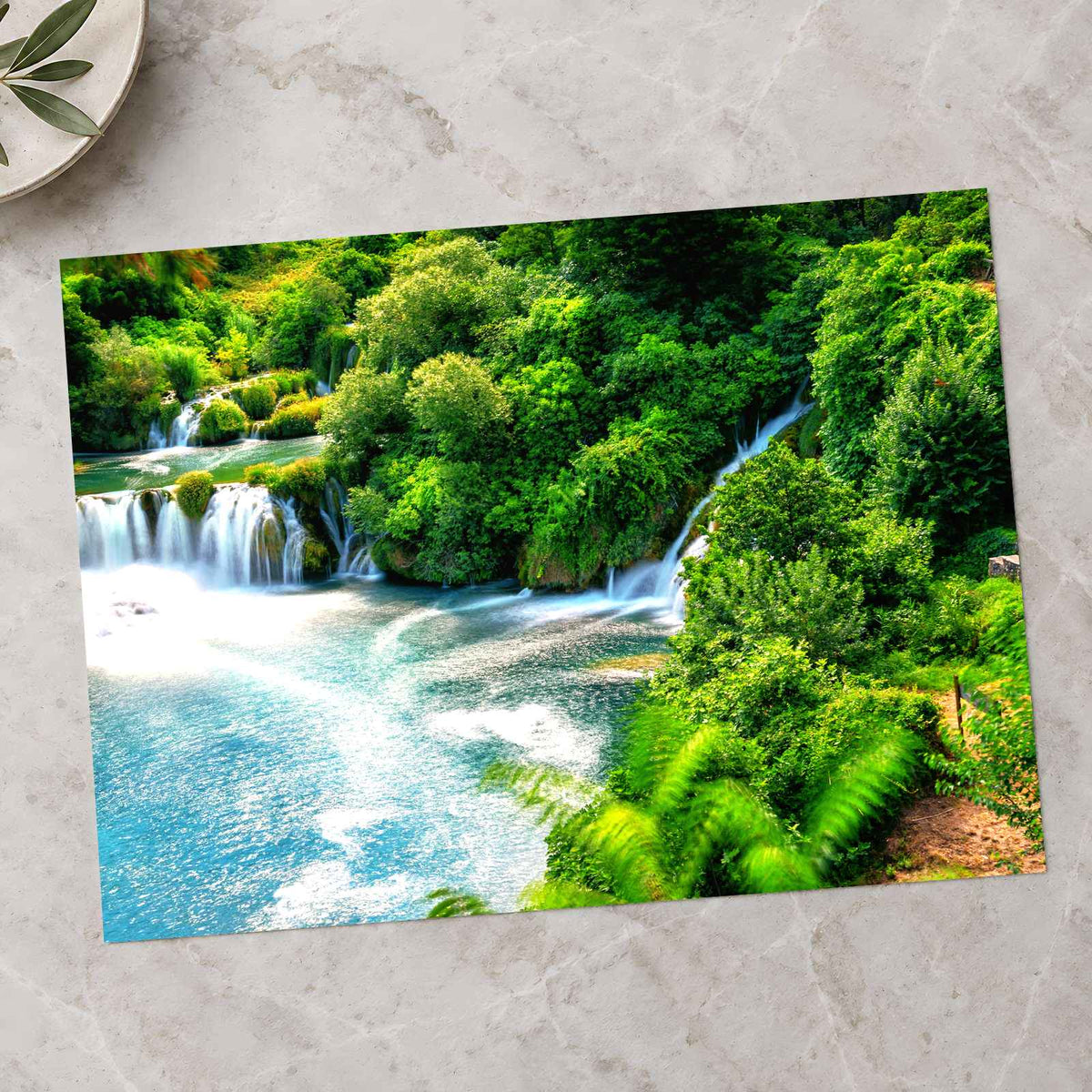 Krka Waterfalls, Krka National Park, Croatia Photo Print Wall Decor
