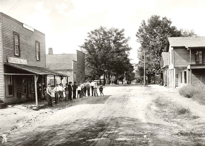 Gold Hill Village, NC's Great Mining Center vintage photo print